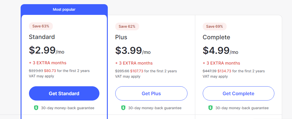 nordvpn pricing